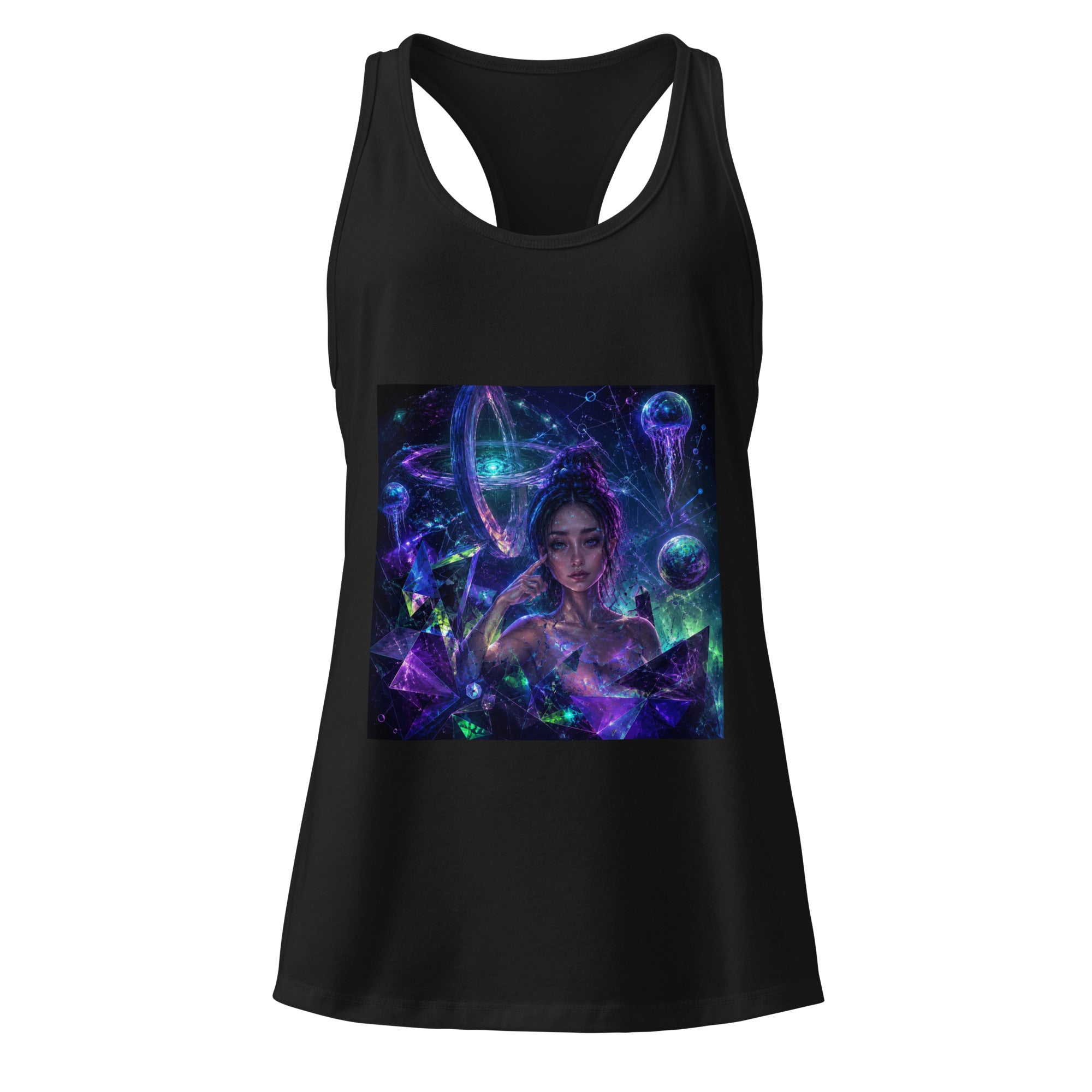 Women’s fitted racerback tank top
